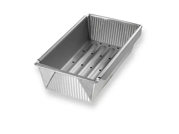 Usa Pan 10" X 5" X 3" Meatloaf Pan With Removable Insert 1