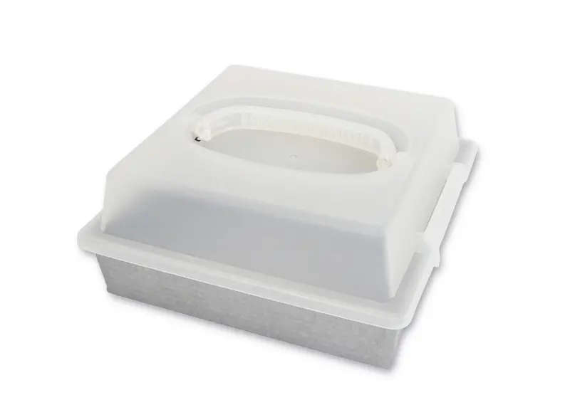 Usa Pan Square Cake Pan With Snap-On Lid 1