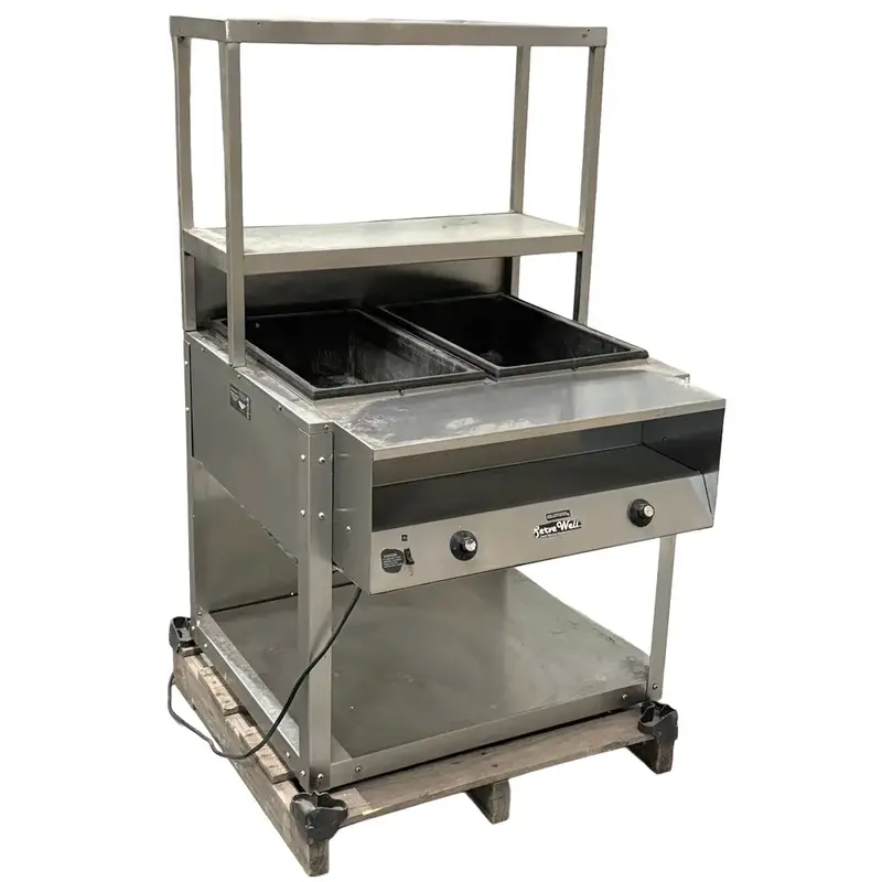 Used Vollrath Two-Pan Electric Hot Food Holding Table – For02173 1