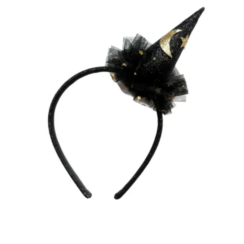 Velvet Witch Hat Headband 1