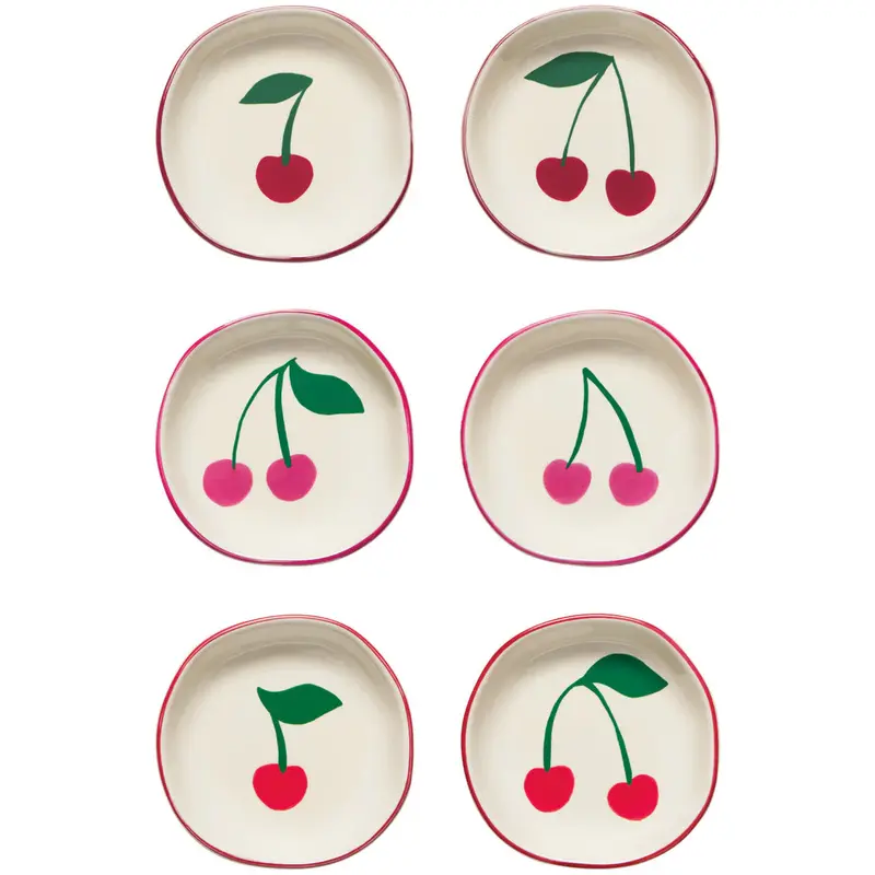 Very Cherry Pinch Bowls (Set Of 6 Assorted Sizes) – Now Designs Stackable Kitchen Containers 1