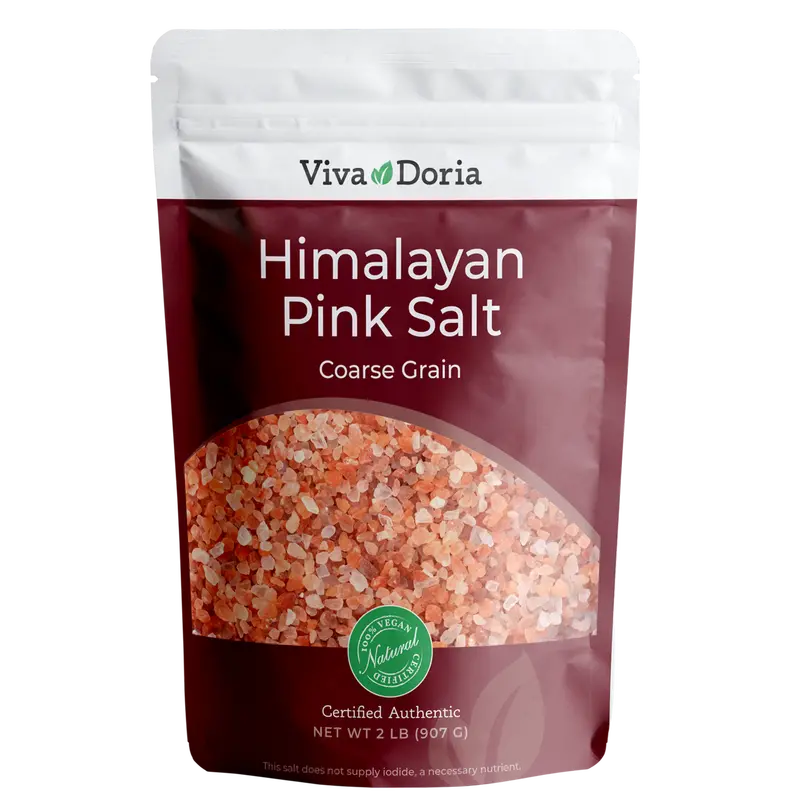 Viva Doria Himalayan Pink Rock Salt – Coarse Grain, 2 Lbs 1