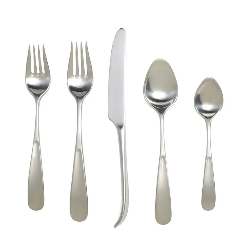 Vivianna 5-Piece Stainless Steel Flatware Set In Elegant Gift Box 1