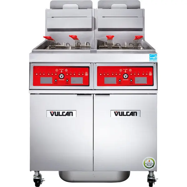 Vulcan 2-Tank Floor Fryer System – Digital Controls & Kleenscreen Filtration (2Tr85Df) 1