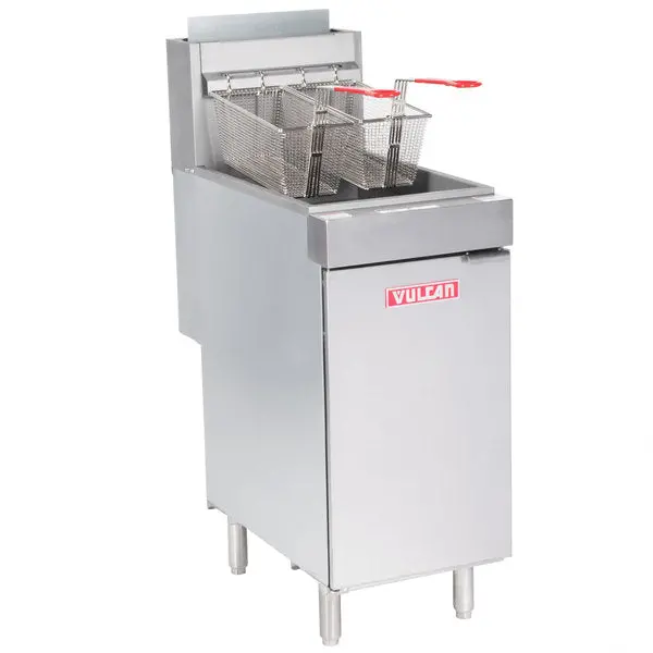 Vulcan Lg400 Dual-Fuel (Ng/Lp) 45–50 Lb. Floor Fryer 1