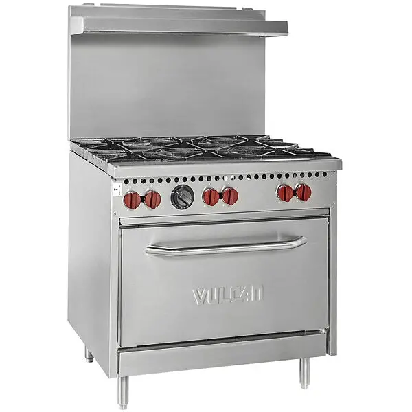 Vulcan Sx36-6Bn 36-Inch Natural Gas 6-Burner Range With Oven 1