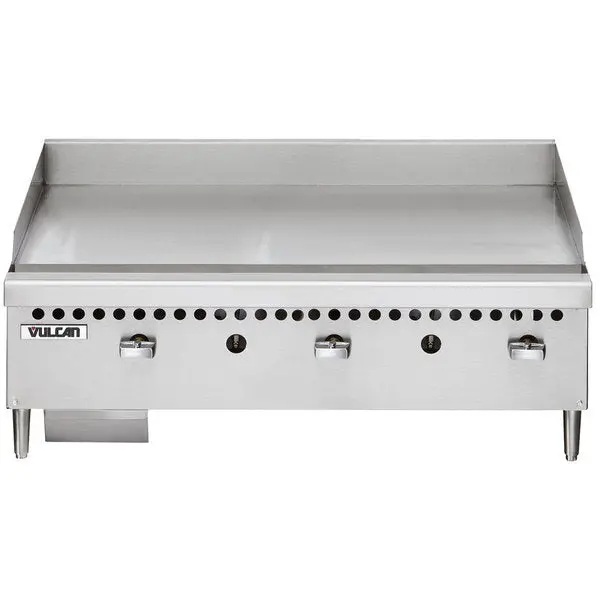 Vulcan Vcrg36-M 36-Inch Manual-Control Gas Countertop Griddle 1