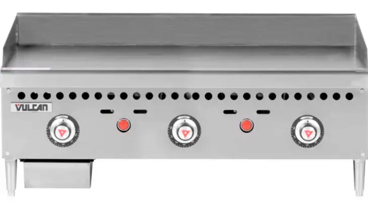 Vulcan Vcrg36-T 36-Inch Thermostatic Gas Countertop Griddle 1