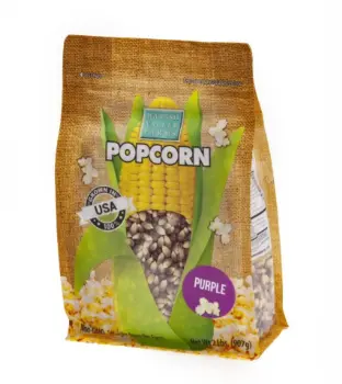 Wabash Purple Gourmet Popcorn Snack Bag 1