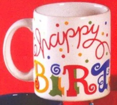 Waechtersbach Happy Birthday Mug – Dishwasher-Safe Stoneware 1
