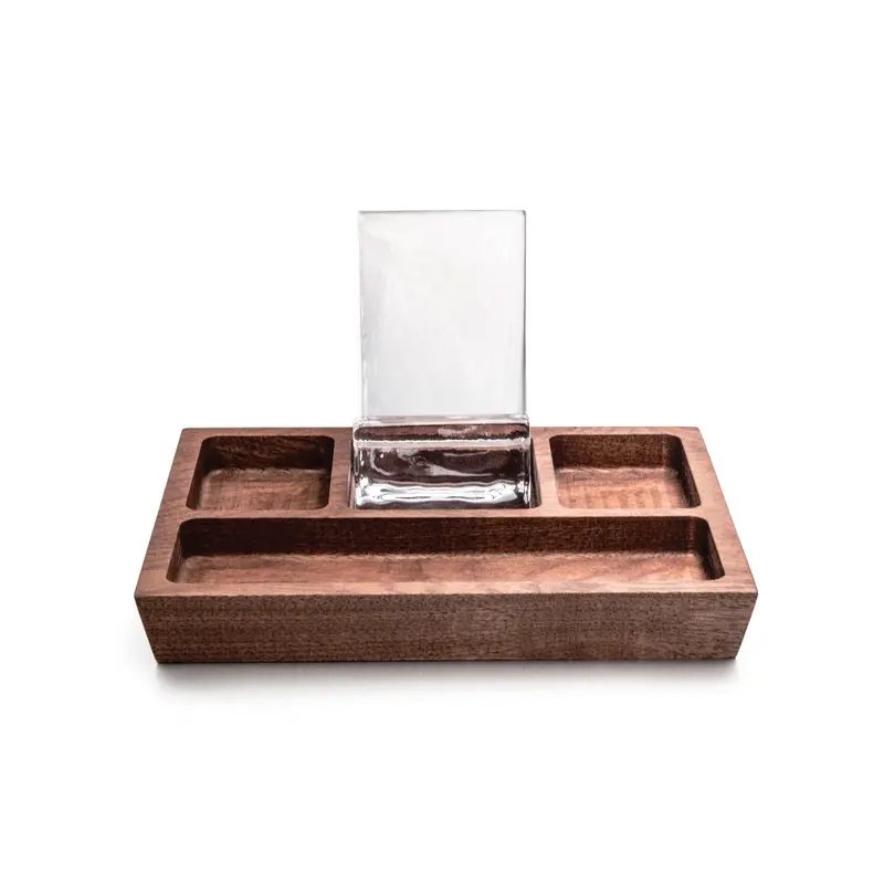 Walnut Wood Phone Holder & Caddy – Woodbury Series 1