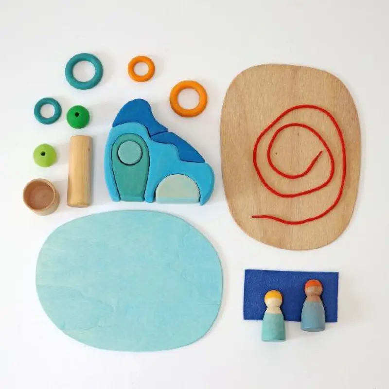 Water-Side Small World Play Scene 1