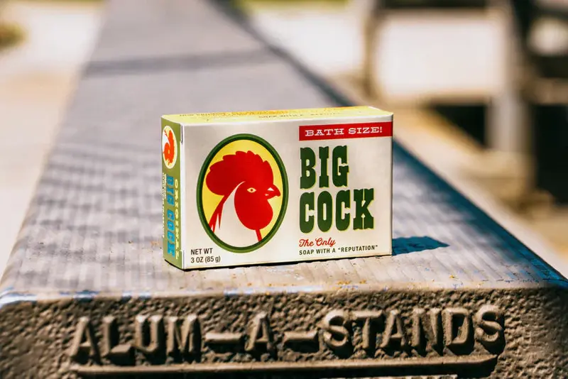 Whiskey River Big Cock Bar Soap – Humorous Scented Grooming Bar 1