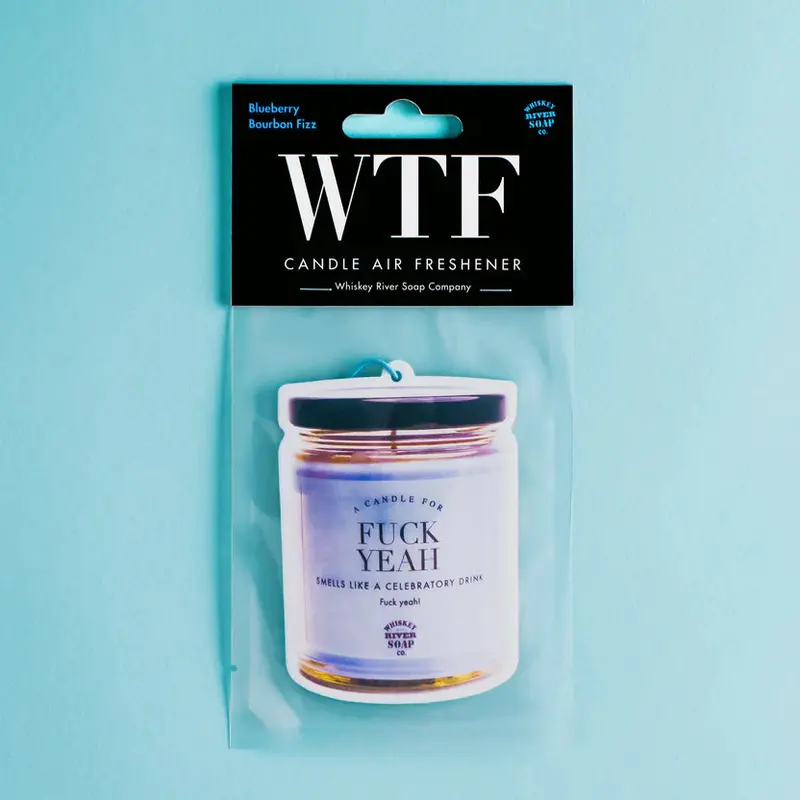 Whiskey River ‘Fuck Yeah Wtf’ Air Freshener – Playful Car & Room Deodorizer 1