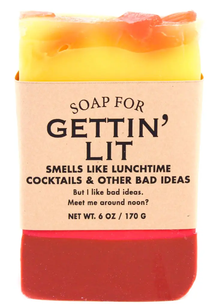 Whiskey River 'Gettin Lit' Artisan Soap Bar 1