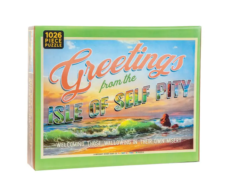 Whiskey River 'Island Of Self-Pity' Illustrated Puzzle 1