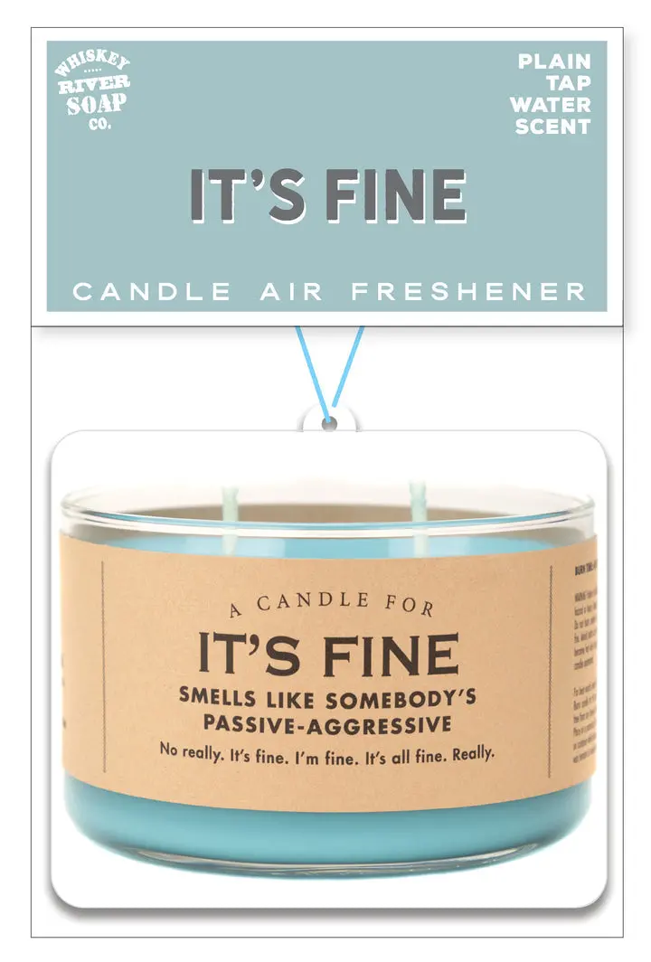Whiskey River 'It'S Fine' Subtle Scent Air Freshener 1