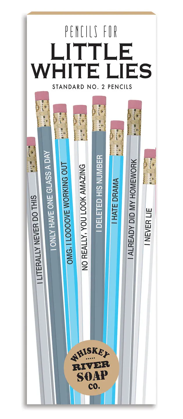 Whiskey River 'Little White Lies' Themed Pencils 1