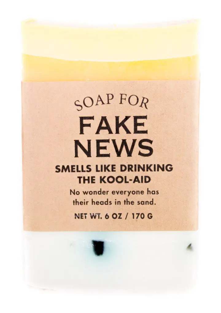 Whiskey River Satirical 'Fake News' Soap Collection 1