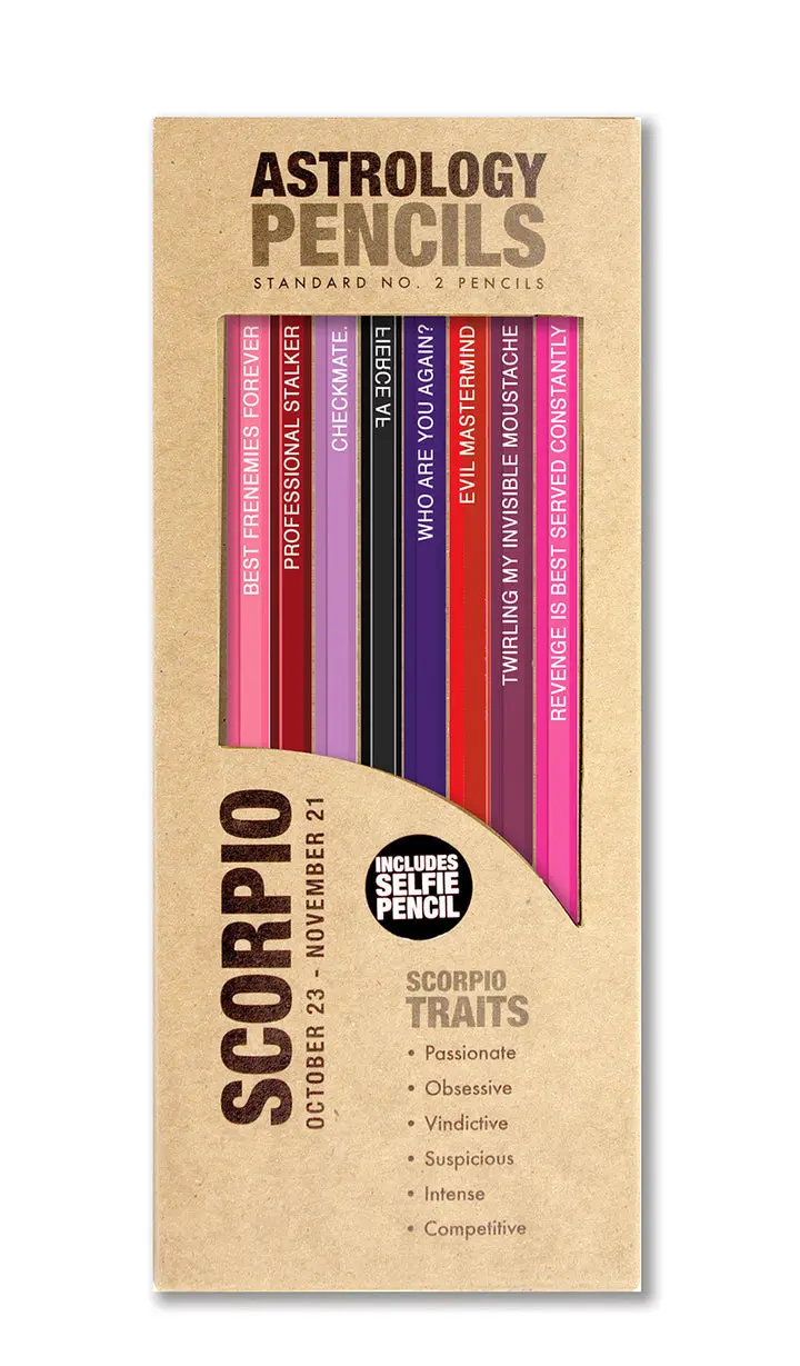 Whiskey River Scorpio Zodiac Pencil Pack 1