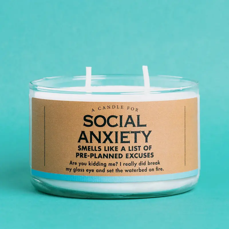 Whiskey River Social Anxiety Relief Scented Candle 1