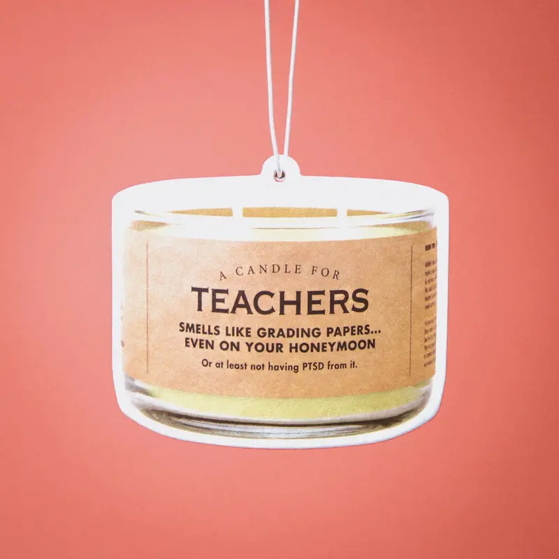 Whiskey River 'Teacher Appreciation' Car Air Fresheners (Set) 1