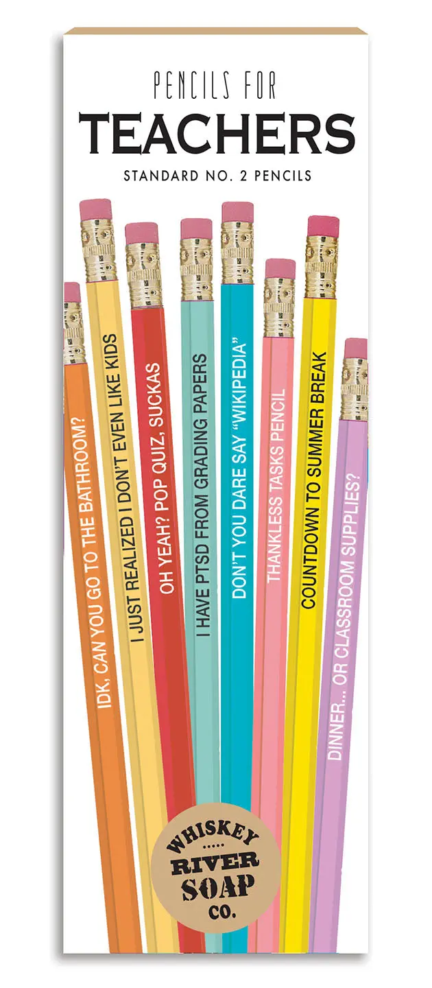 Whiskey River Teacher Appreciation Pencil Set 1