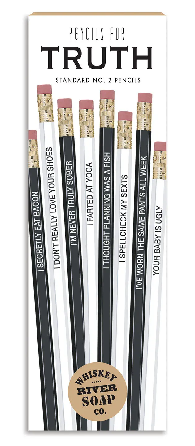 Whiskey River 'Truth Bombs' Premium Pencil Set 1