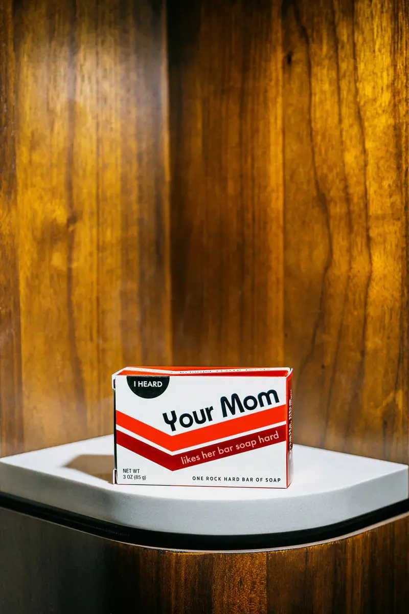 Whiskey River 'Your Mom Boxed' Artisan Bar Soap 1
