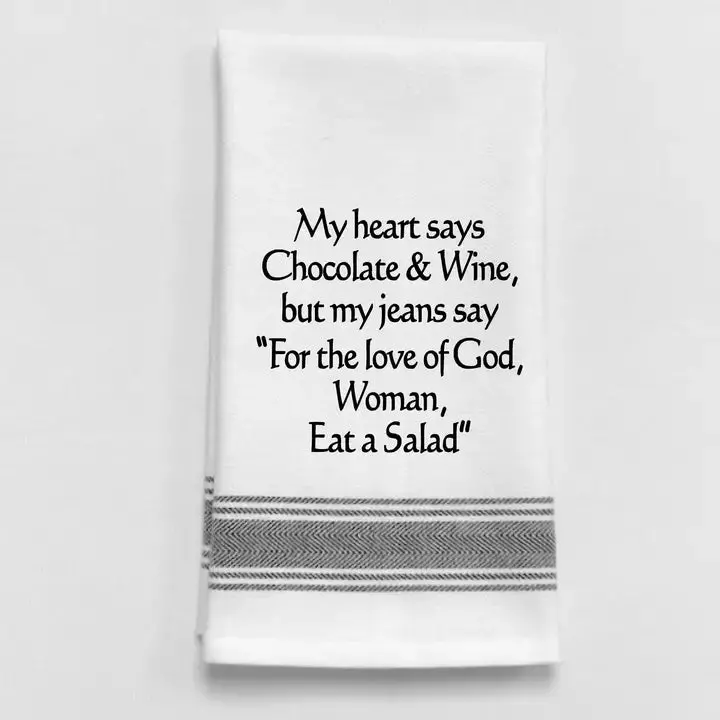 Wild Hare Chocolate Lover’S Towel – Sweet Indulgence Design 1