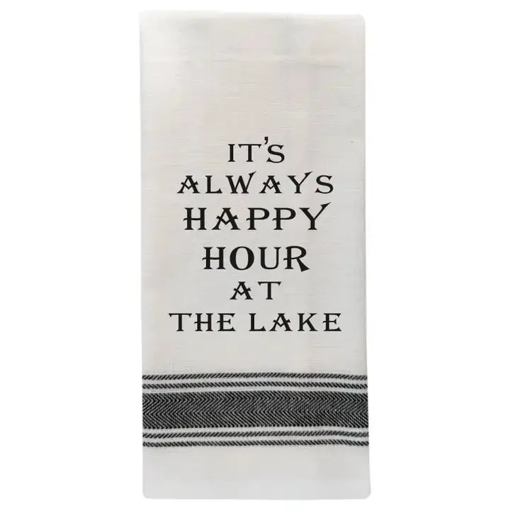 Wild Hare Happy Hour Themed Towel – Fun Bar & Relaxation Motif 1