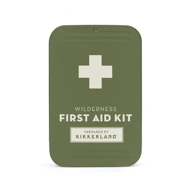 Wilderness First Aid Kit – Compact Outdoor Safety Pack By Kikkerland 1