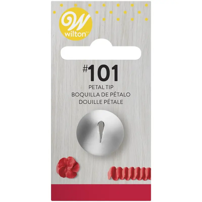 Wilton #101 Petal Pattern Decorating Tip 1