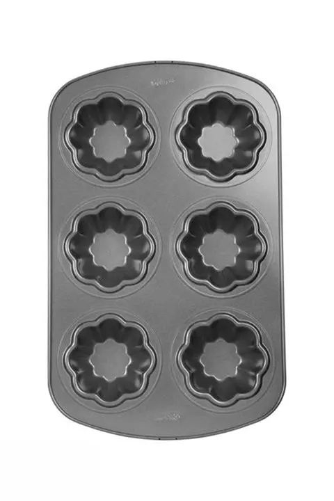 Wilton 6-Cavity Cookie Bowl Pan – Nonstick Mold For Shaped Treats & Desserts 1
