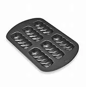 Wilton Nonstick 6-Cavity Doughnut Twist Baking Pan 1