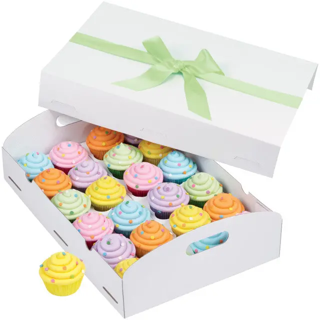 Wilton White Cupcake Display Stand – Holds 24 Cupcakes For Parties & Events 1
