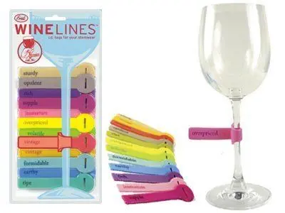 Wine Lines Comment Cards – Humorous, Reusable Bottle Label Notepads 1