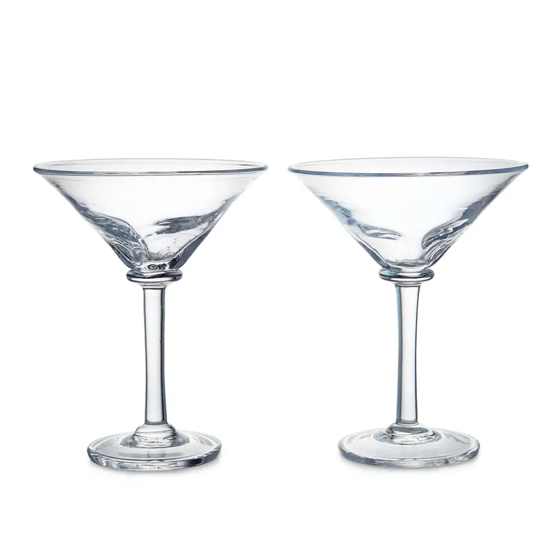 Woodbury Martini Glass Pair – Gift Boxed, Modern Stemware 1