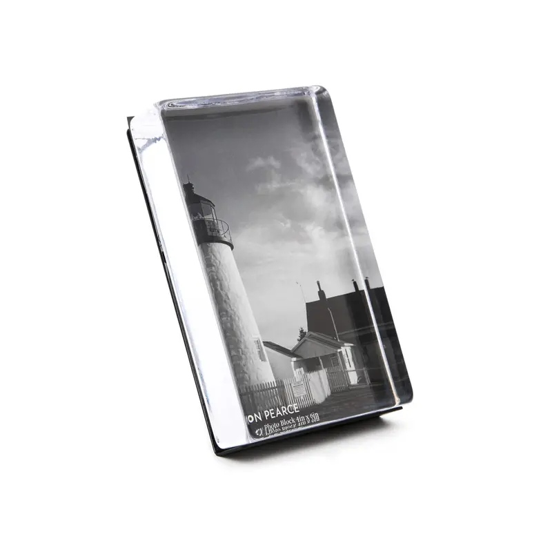 Woodbury Vertical Photo Block – 7" × 5" – Collegiate Gift Boxed 1