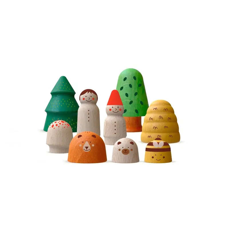 Wooden World: Forest Edition Learning Set 1