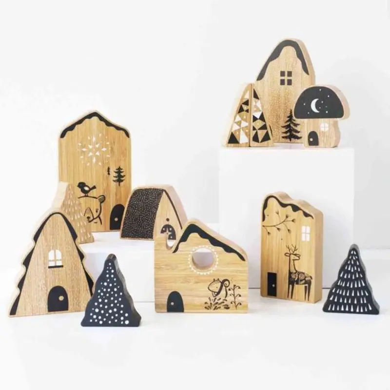Woodland-Themed Village Playset 1