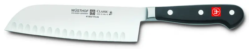 Wusthof Classic 7-Inch Hollow-Edge Santoku Knife 1