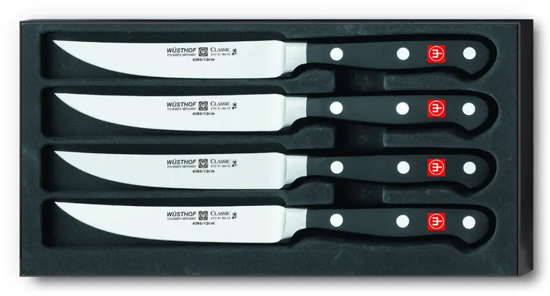 Wusthof Classic Steak Knife Set – 4-Piece Premium Dining Kit 1