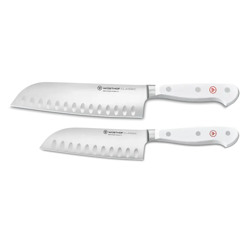 Wüsthof Classic White Santoku Knife Set (2-Piece) 1