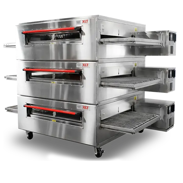 Xlt Xlt3255H-3 Triple-Deck Natural Gas Pizza Conveyor Oven – 32 Inches 1