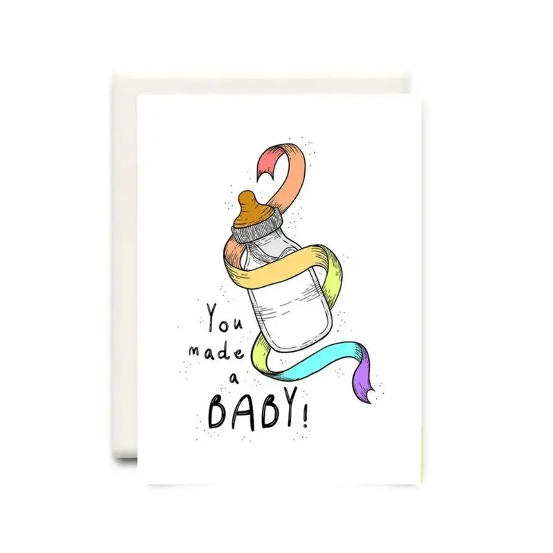 You Made A Baby! – Celebratory Newborn Card 1